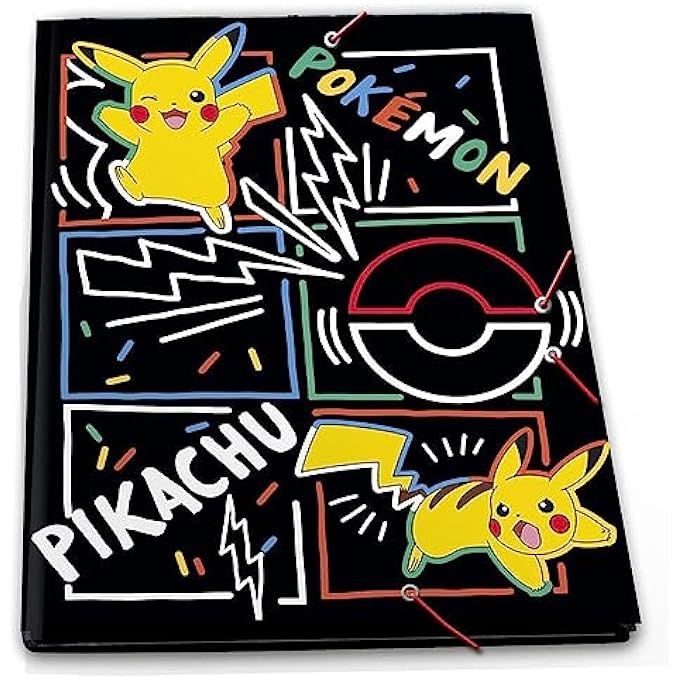 Pokemon COLORFUL A4 3-FLAPS BINDER - Image 1