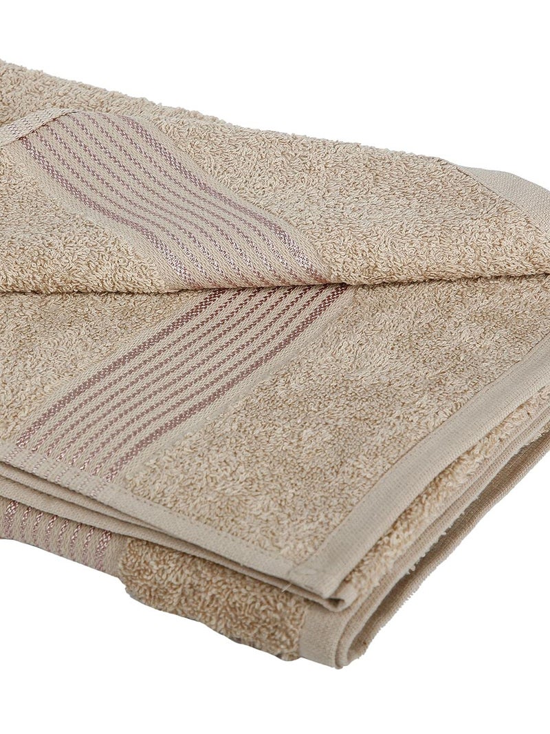 Kopa by Bianca 400 GSM 100% Cotton Soft Terry Towel l 4pc Bath Towel l Towel for Bath l Cotton Bath Towel l D`Ross l Taupe - Image 5