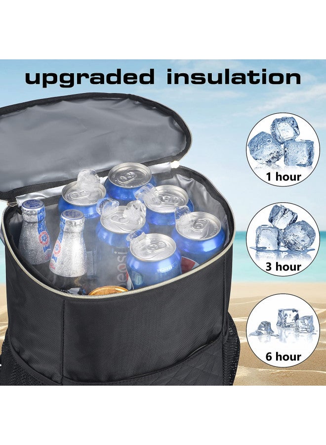 Wolka Wolka Cooler Backpack 30 Cans,Portable Backpack Coolers Insulated Leak Proof,Waterproof Soft Sided Cooler Bag for Travel,Beach,Camping,Picnic,Lunch Backpack for Women  - Image 2