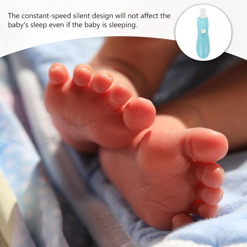 1 Set Baby Nail Trimmer Electric Nail File Infant Fingernails Polisher - Image 4