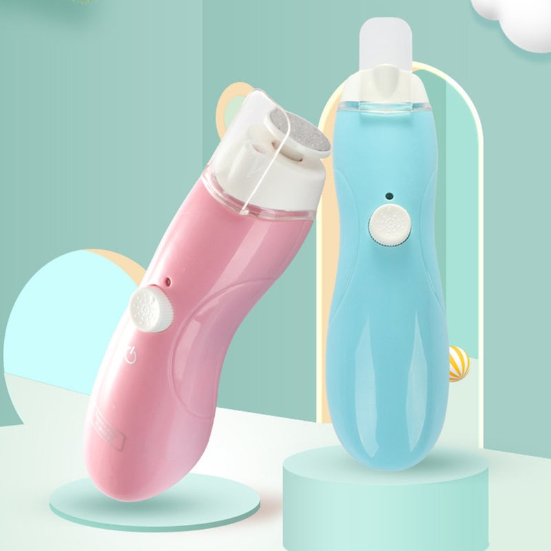 1 Set Baby Nail Trimmer Electric Nail File Infant Fingernails Polisher - Image 1
