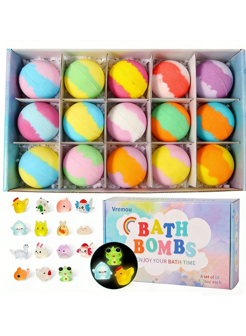 Bath Bombs For Kids With Surprise Inside 15 Colorful Bath Bombs With Toys Inside Organic
