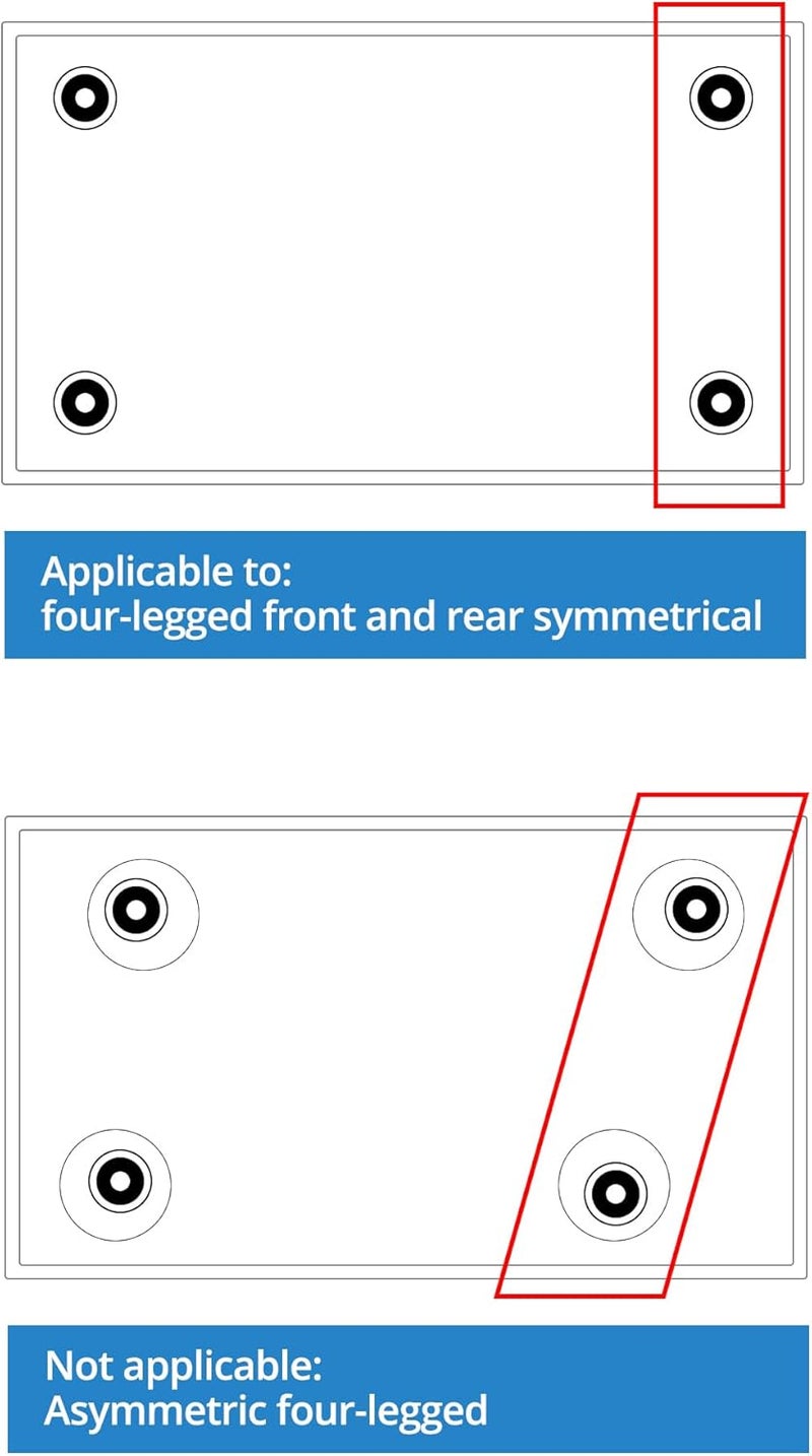 QWORK 2 x Microwave Wall Bracket with Telescopic Arms 230-400 mm, Black, for Most Microwave Ovens, Includes Mounting Material - Image 5