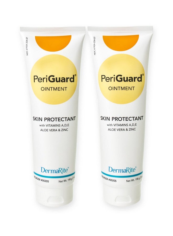dermarite DermaRite's PeriGuard Ointment Skin Protectant - Vitamins A, D, E, Aloe Vera & Zinc, Goes on Clear, Easy to Remove - 7 oz. Tube, 2 Count - Image 1
