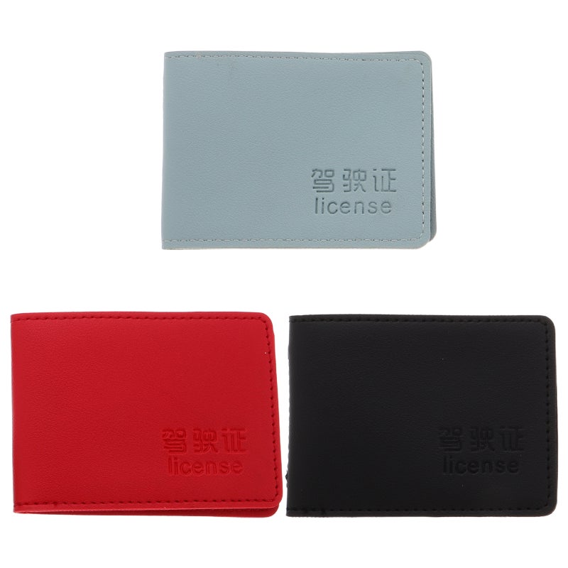 3pcs Drivers License Holder and Car Registration Wallet Document Holder for Car Travel and Everyday Use Auto Accessories for Men - Image 5