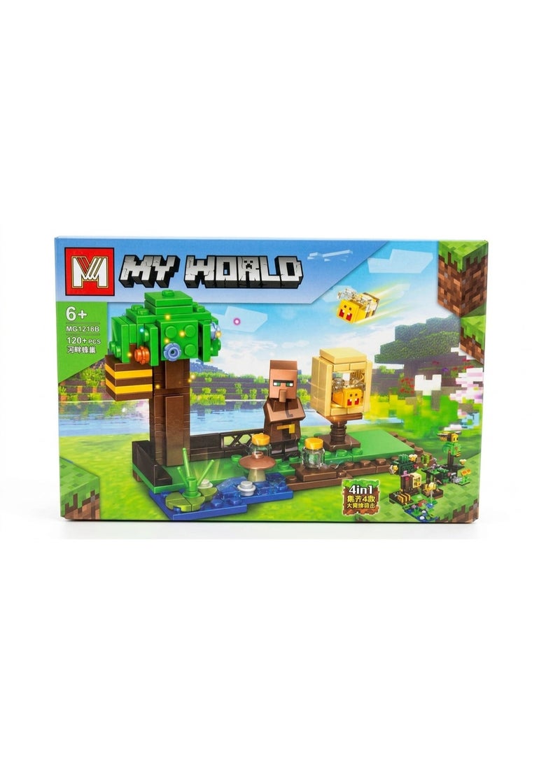 120-Piece Building Blocks, MineCraft Model Assembling Building Blocks Intelligent Toys for Children 6+ Years - Image 2