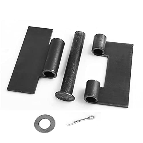 MOUNTAIN_ARK 4 Pack 3-3/8" x 3-3/8" Weldable Hinges, Heavy Duty Weld On Butt Hinges for Garage Metal Gate, Trailer, BBQ Smoker, 3.5 mm Thick - Image 4