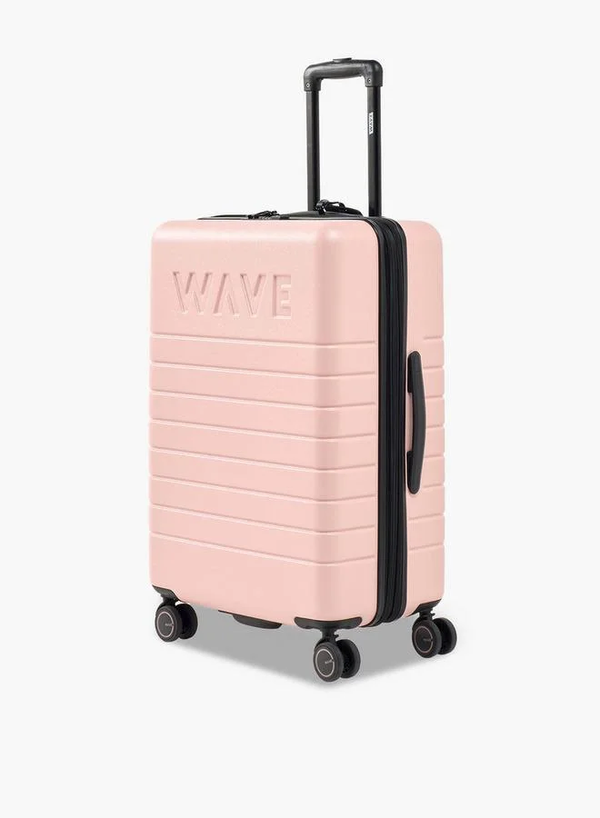 وايف Textured Hardcase Luggage Trolley With Retractable Handle - 28 Inches Check-In Bag