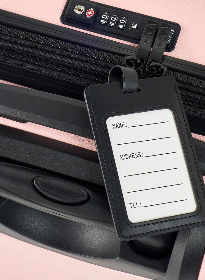 Wave Textured Hardcase Luggage Trolley With Retractable Handle - 28 Inches Check-In Bag - Image 5