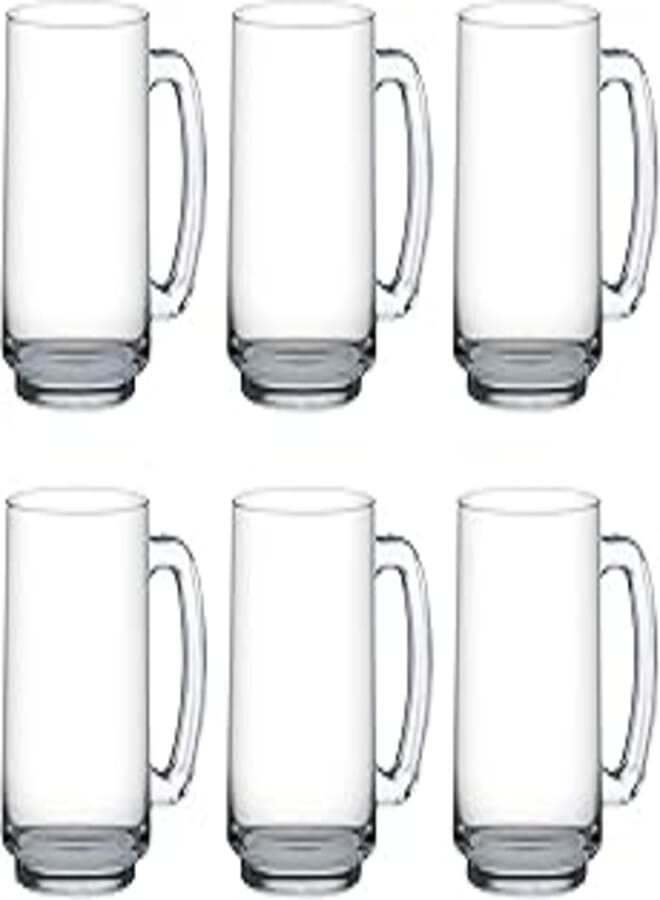 OCEAN GLASS - PLAYBOY BEER MUG, SET OF 6, 357 ML