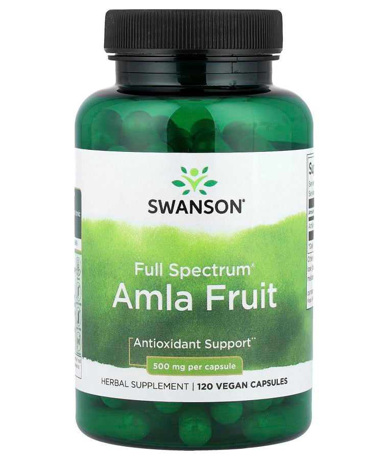 SWANSON Full Spectrum® Amla Fruit 120 Vegan Capsules (250 mg per Capsule)