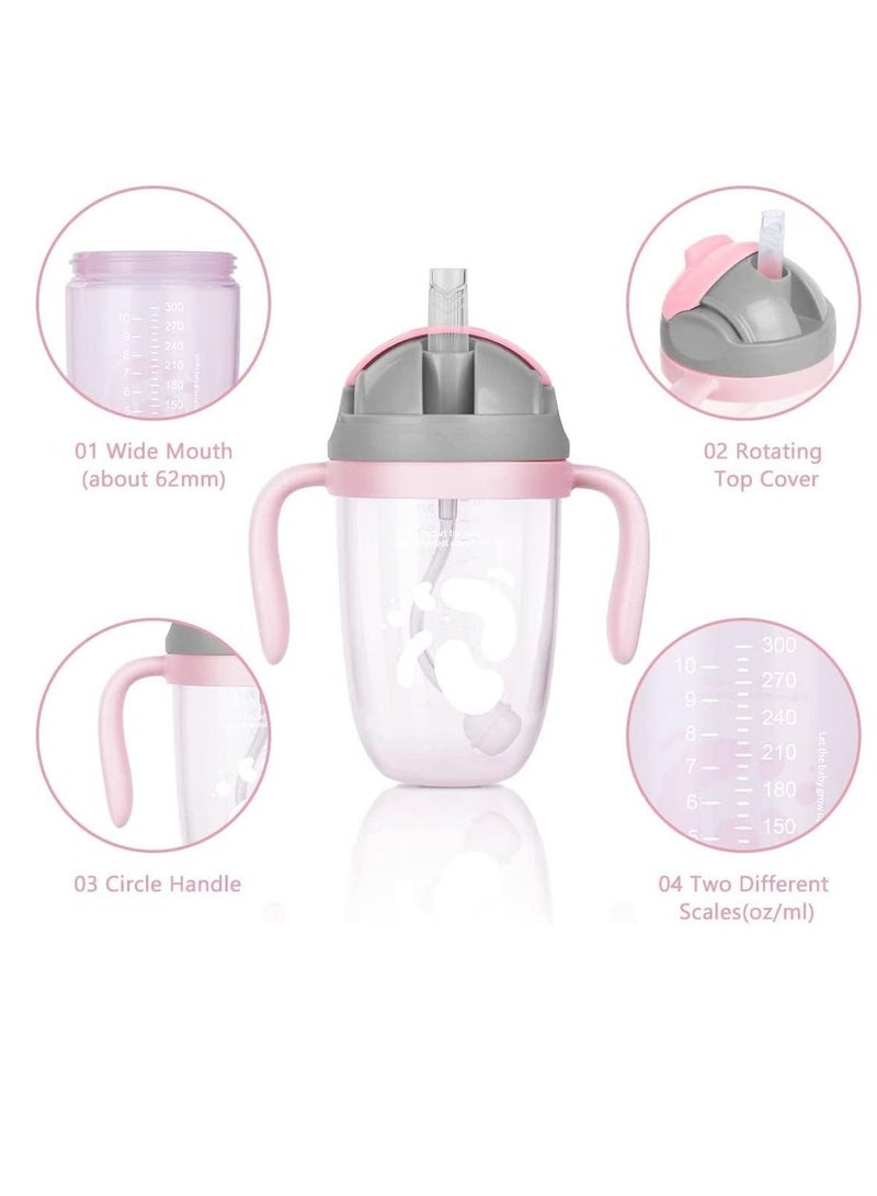 Gonice Baby Water Bottle with Simple Flip-Top Lid, Trainer Cup for Independent Drinking, 360°Spill-Free Toddler Cup  - Image 2