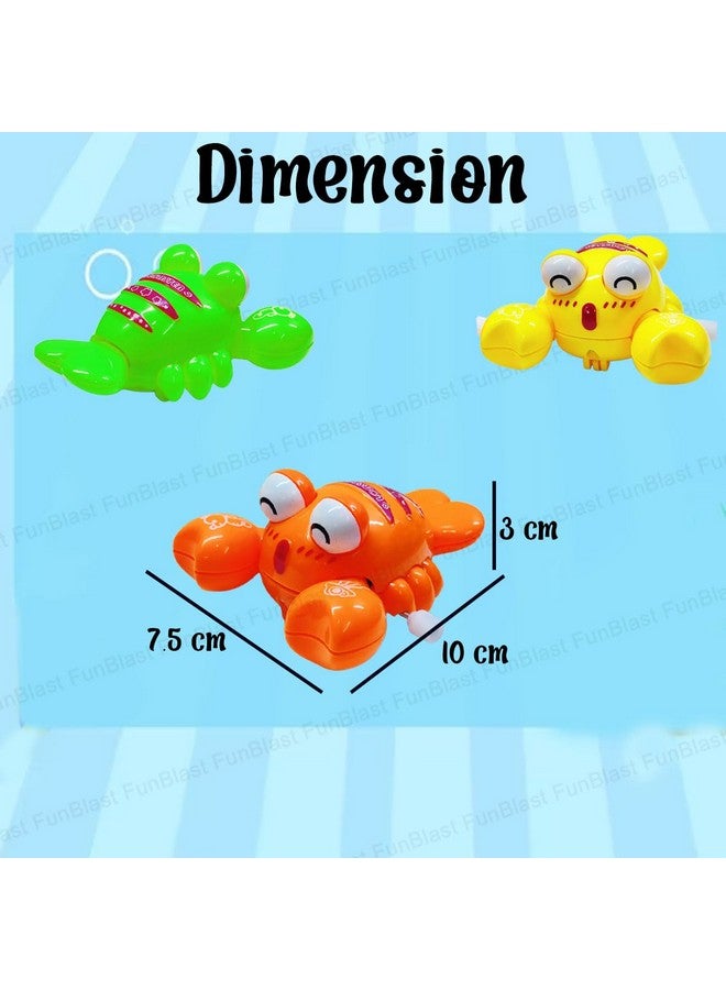 فنبلاست ألعاب فن بلاست للأطفال - عبوة من قطعتين، ألعاب هابي لوبستر القابلة للنفخ للأطفال، ألعاب داخلية للأطفال، ألعاب أطفال زاحفة، ألعاب سلطعون قابلة للنفخ للأطفال (ألوان عشوائية) - Image 2