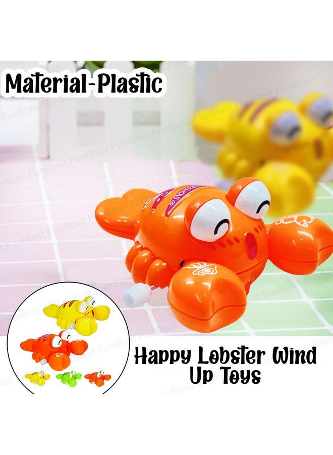 فنبلاست ألعاب فن بلاست للأطفال - عبوة من قطعتين، ألعاب هابي لوبستر القابلة للنفخ للأطفال، ألعاب داخلية للأطفال، ألعاب أطفال زاحفة، ألعاب سلطعون قابلة للنفخ للأطفال (ألوان عشوائية) - Image 4