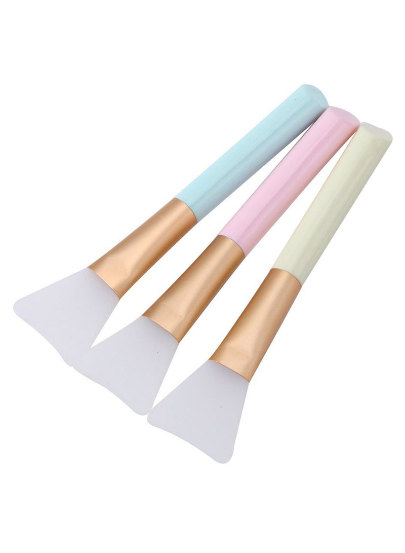 3-Piece Face Mask Applicator Brush Set Multicolour - Image 2