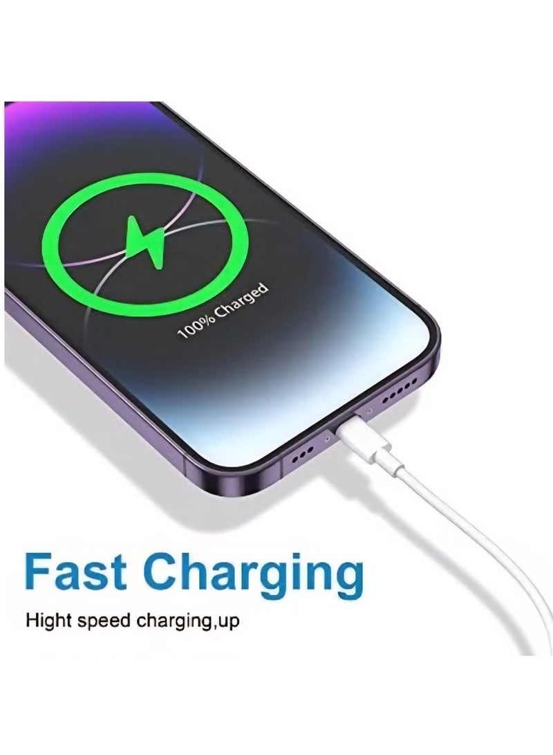 كابل شحن فائق السرعة USB Type-C إلى Type-C بطول 1 متر لأجهزة iPhone 16/15، iPad، iPad Mini 7، MacBook Pro، Samsung S25 Ultra / S24 / S23، وHuawei P70 - view 5