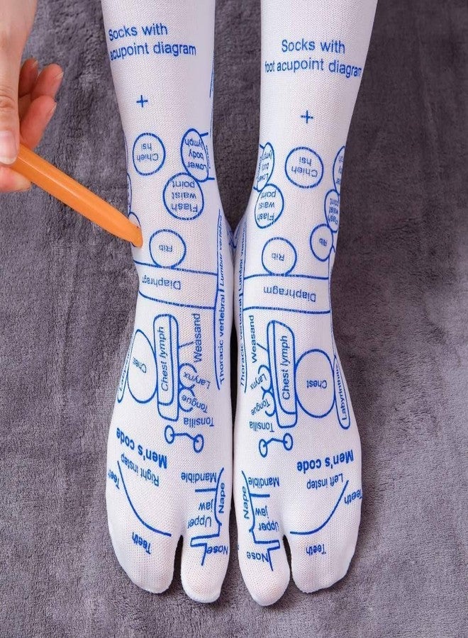 MVM Enterprise Reflexology Socks Set,Reflexology Socks with Massage Stick,Foot Relief and Acupressure Reflexology Foot Massage Socks - Image 1