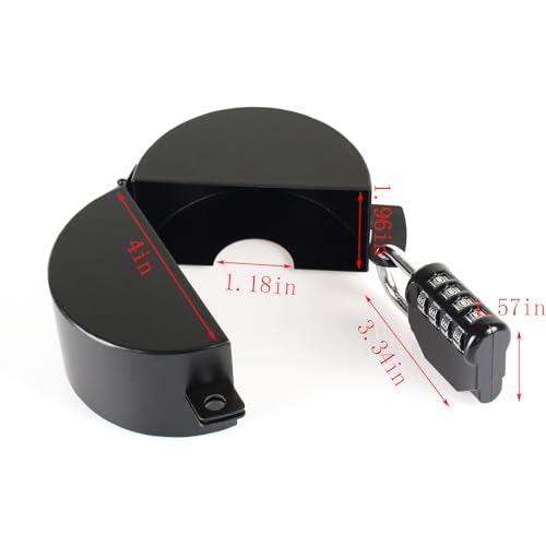 TEMEILI Gate Valve Locking Device (With Password Lock) Gate Valve Lock, Outdoor Faucet Lock, Removable and Easy to Use, Can Prevent Water Theft - Image 3