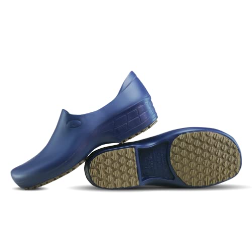 Sticky SSW-US-AZM-8 Nursing Shoes Women - Chefs - Kitchen - Nurses - Clogs for Work - Waterproof Non Slip (Navy Blue, 8) - Image 4
