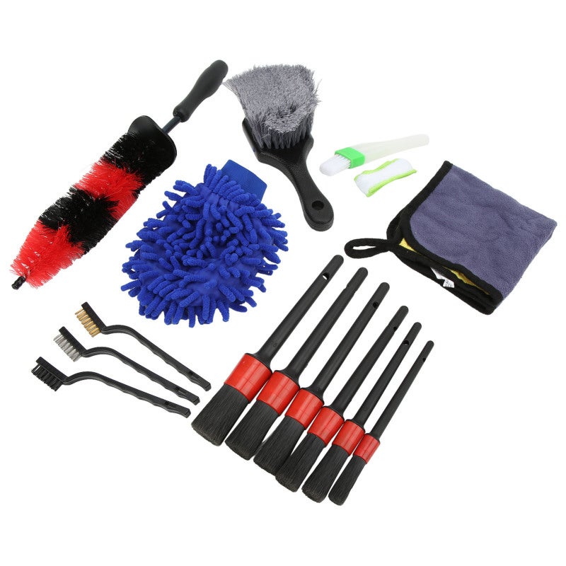 Car Cleaning Kit: 10-Piece Flexible Detail Brushes - Safe Scratch-Free Design for Interior Exterior Car Detailing - Image 5