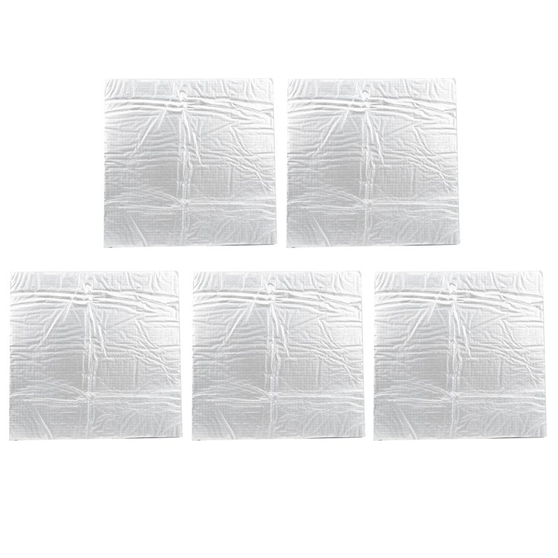 Self-Adhesive Insulating Aluminum Foil Heat Insulation Cotton Mat 310x310mm High Temperature -50℃ to 150℃ - Thermal Insulation Pad for 3D Printer Heated Bed - Image 1