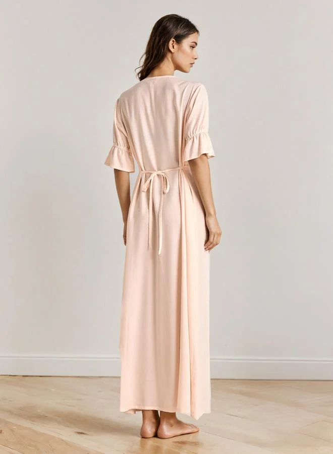 Splash FAV Nighty Maxi Length Viscose with Embroidery