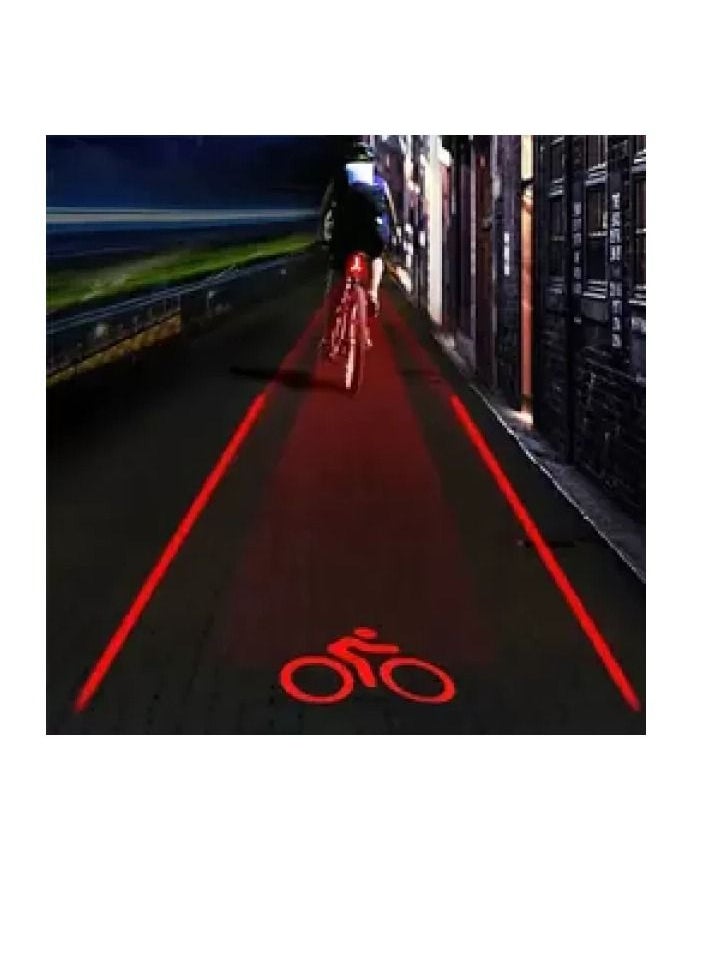 ماركة غير محددة ضوء خلفي للدراجة يعمل بشعار ليزر بإضاءة LED  - Image 3