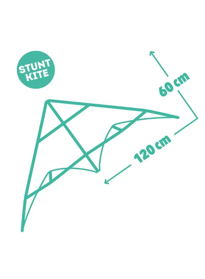 DJECO Green Wave Stunt Kite
