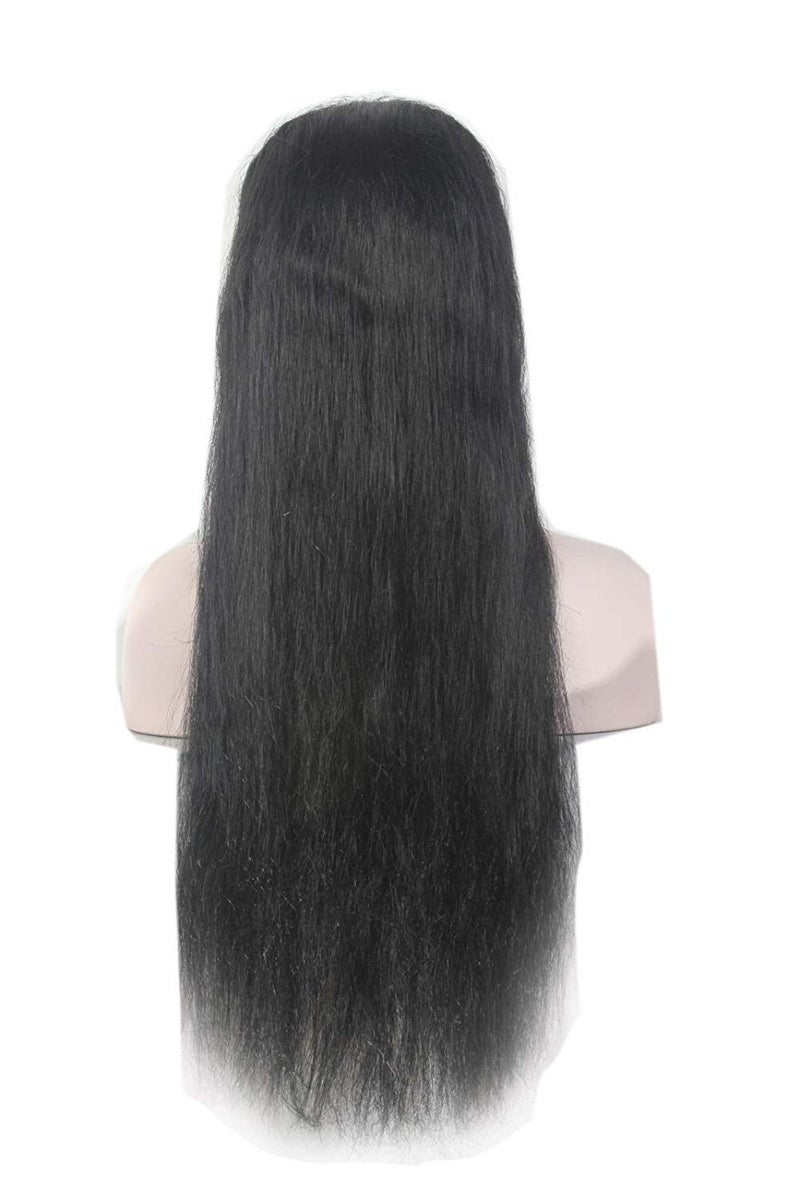 Ritzkart Indian Normal Synthetic Hair Wig for Mannequin Statue Black - Image 3