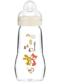 MAM MAM Feel Good Glass Bottle (260 ml, Unisex)  - Image 1