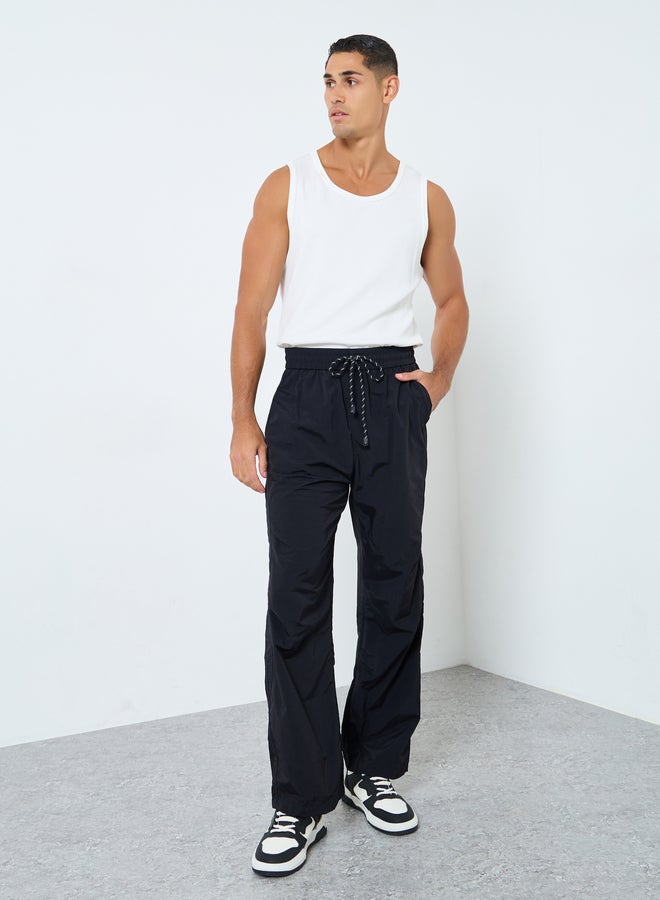 Styli Men Straight Leg Pants with Drawstrings - Image 2