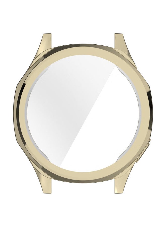 Kmaxai Compatible With Huawei Watch Gt5 46mm Protective Case + Screen Protector Combo Full Coverage Watch Face Cover & Screen Film, Anti-fingerprint Shockproof Tpu Soft Case, Light Gold - Image 5