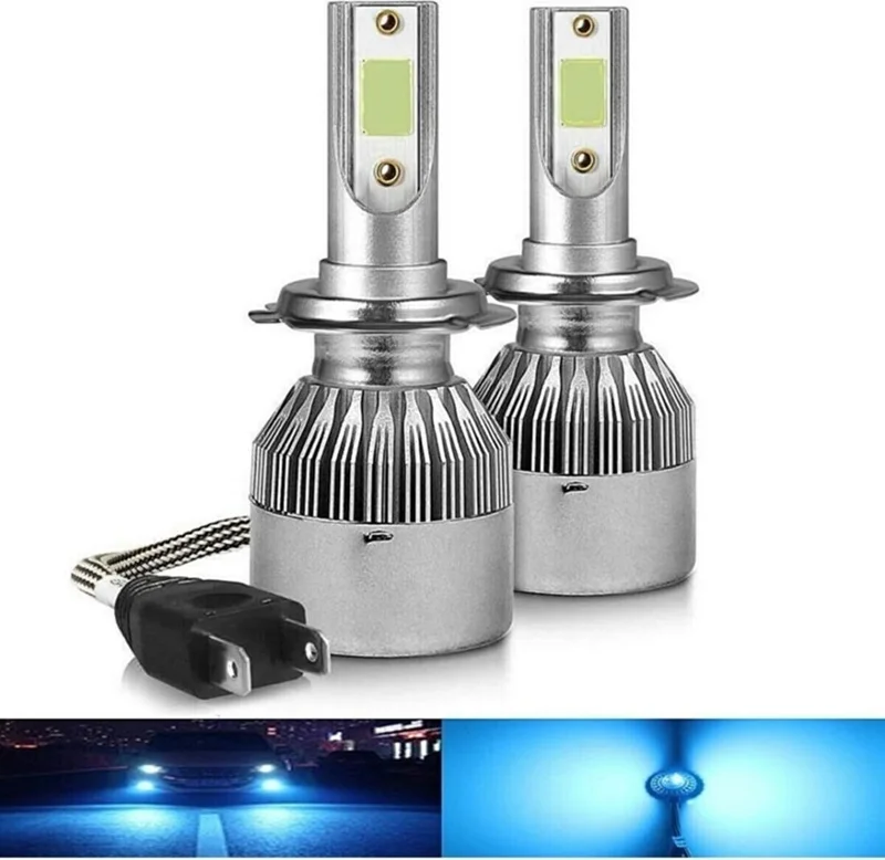 Point Marketing Citroen DS3 H7 Low Beam Xenon LED Lightning Effect Ice Blue (2010 - 2016)