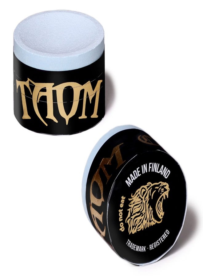 Taom Billiard Pool Cue Premium Chalk 2.0 Blue - with Bullet Chalk Holder - Image 5