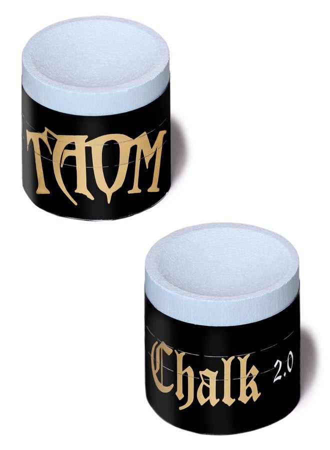Taom Billiard Pool Cue Premium Chalk 2.0 Blue - with Bullet Chalk Holder - Image 4
