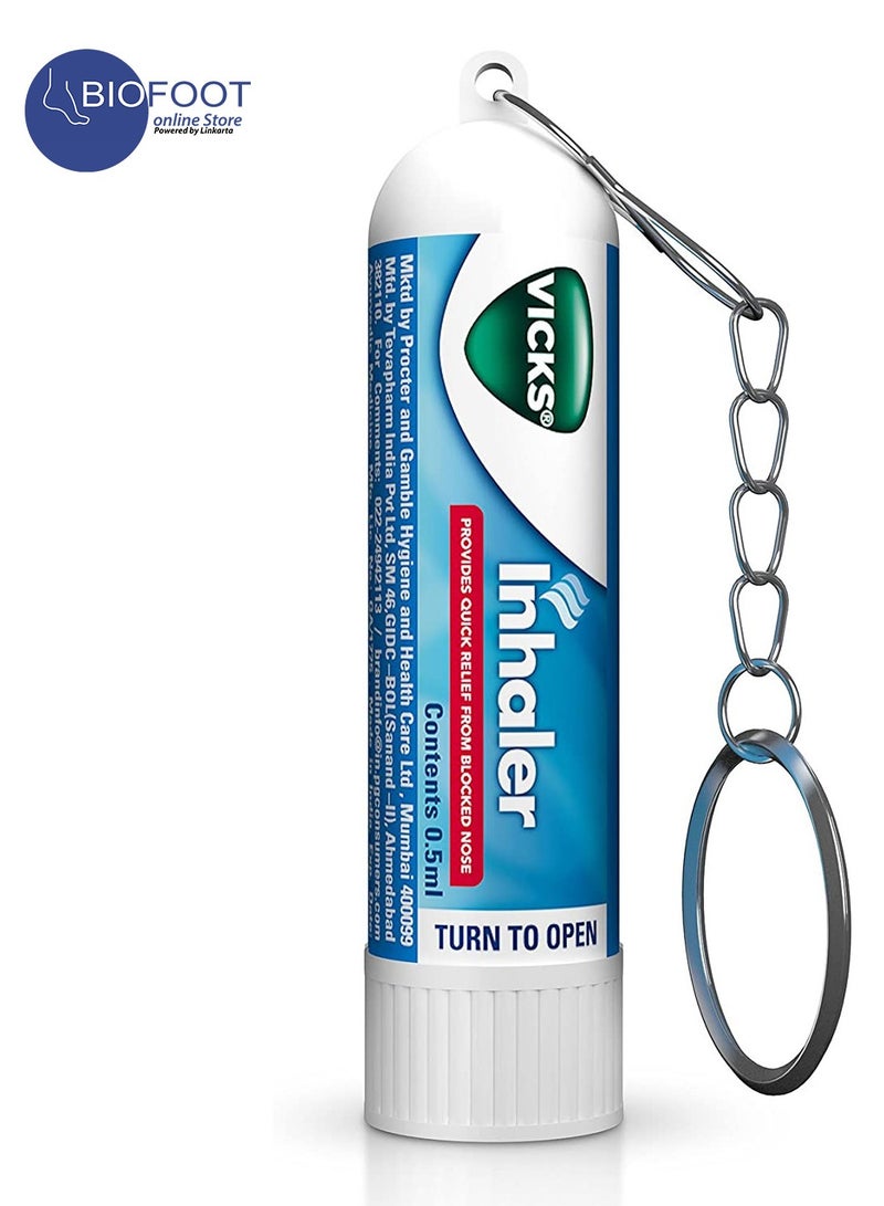 Inhaler With Camphor And Menthol Fast Relief From Blocked Nose (Pack of 12) - Image 2