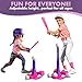 TOMLEON T Ball Stand for Kids and Toddlers 13 35 58 Baseball Set Includes 6 Large Balls an Adjustable Tball Batting Tee and a Pitching Machine Kids Bat and TBall Set - Image 4