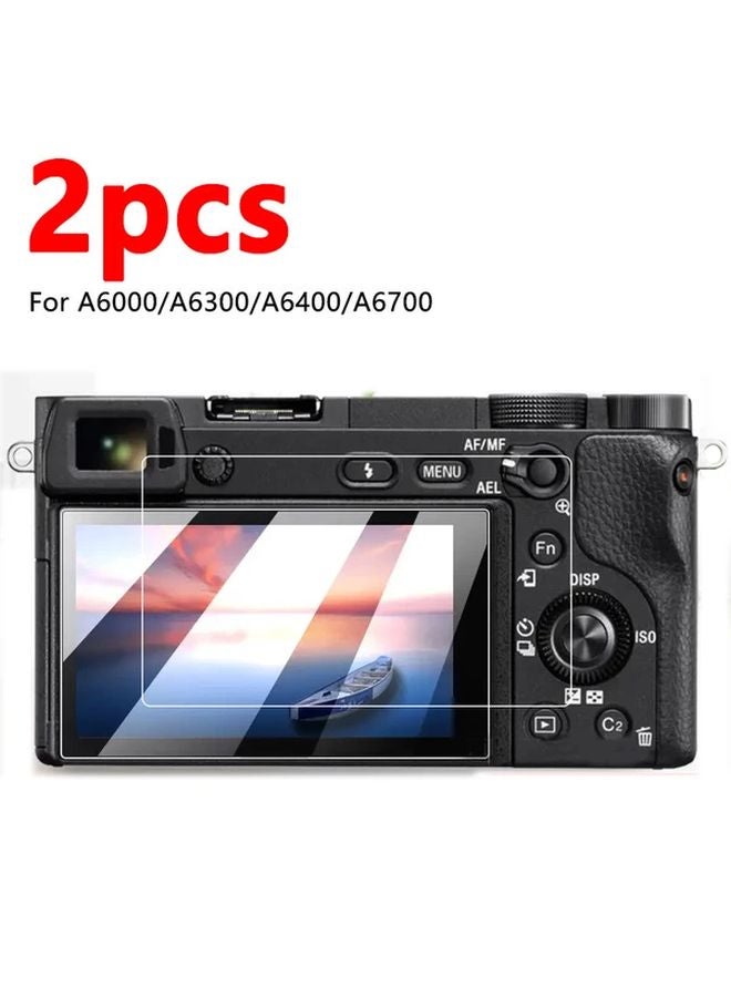 2Pcs Tempered Glass Screen Protector For Sony A6400 9H Hardness Ultra Thin Film - Image 2