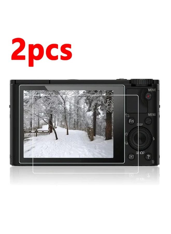 2Pcs Tempered Glass Screen Protector For Sony A6400 9H Hardness Ultra Thin Film - Image 1