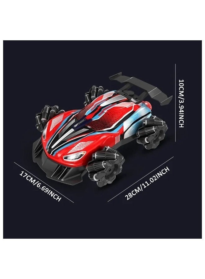RC Stunt Car With Light Music RC Race Car 2.4G Remote Control USB Charging Double Rotating Off Road Vehicle 360° Toys - Image 3
