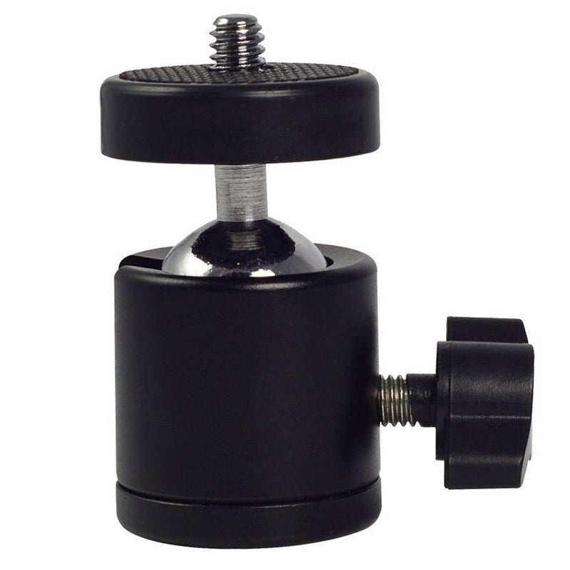 SUPERNIC Swivel Mini Ball Head 1/4" Screw 360 Degree Aluminum Alloy Body Rotating Swivel Mini Tripod Ball Head with 1/4" Screw Thread Base Mount for Lighter DSLR Camera Camcorder - Image 4