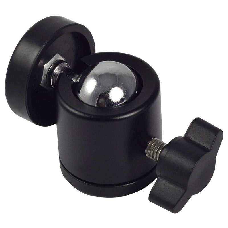 SUPERNIC Swivel Mini Ball Head 1/4" Screw 360 Degree Aluminum Alloy Body Rotating Swivel Mini Tripod Ball Head with 1/4" Screw Thread Base Mount for Lighter DSLR Camera Camcorder - Image 2