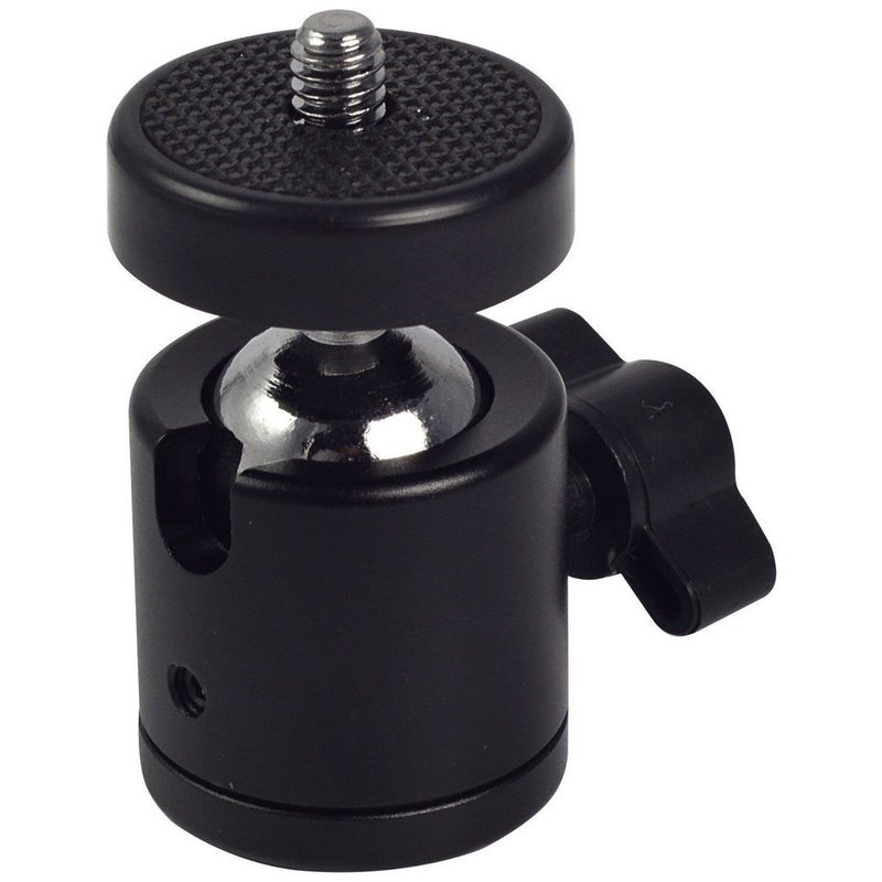 SUPERNIC Swivel Mini Ball Head 1/4" Screw 360 Degree Aluminum Alloy Body Rotating Swivel Mini Tripod Ball Head with 1/4" Screw Thread Base Mount for Lighter DSLR Camera Camcorder - Image 3