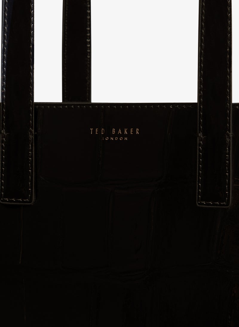 Ted Baker Vivanaa Croc Effect Small Icon Bag - Image 4