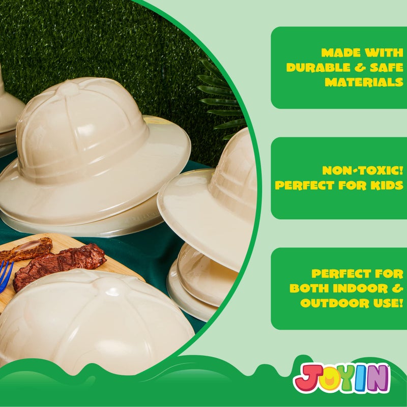 JOYIN 24 Pcs Safari Party Hats,Jungle Theme Animals Explorer Party Hat for Kids Dress Up, Themed Birthday Party and Safari Dress Up - Image 5