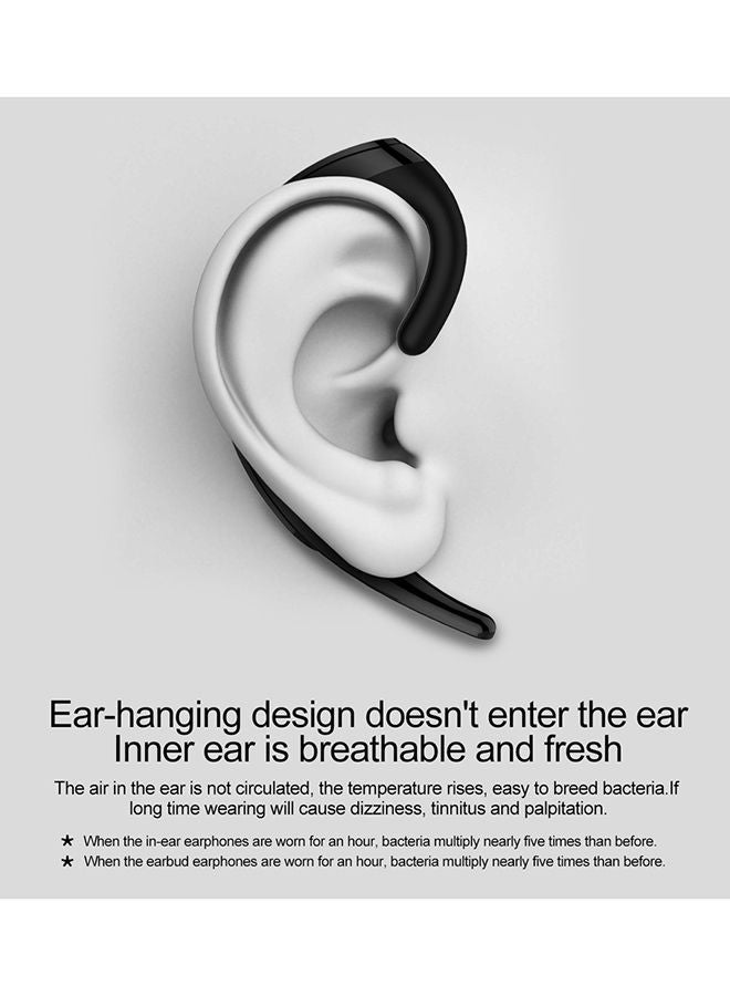 NIBEMINENT Wireless On-Ear Earphone Black - Image 4