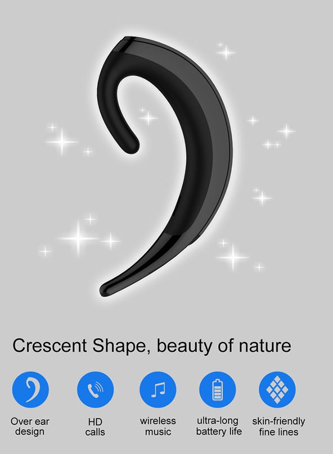 NIBEMINENT Wireless On-Ear Earphone Black - Image 3