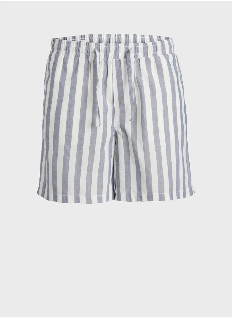 JACK & JONES Striped Drawstring Shorts