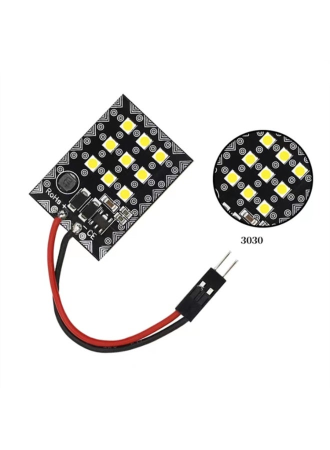 LED Car LED COB T10 12V Super Bright LED Car Lamp Fit for Car Salon and License Plate Dome Lamp for Cars (9 LED Chip, one piece) - Image 2
