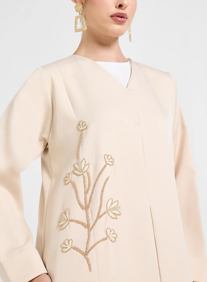 Khizana Embroidered Abaya & Sheila
